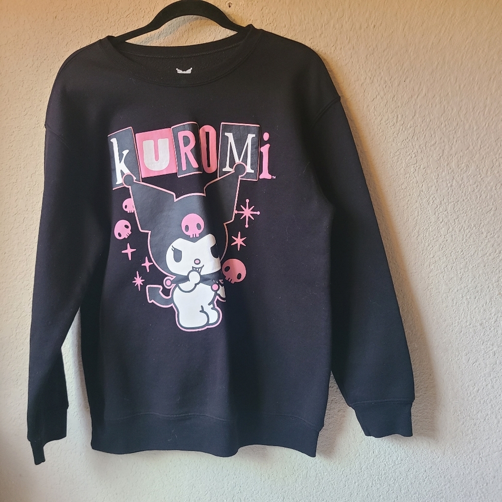 Kuromi Black Sweater by Sanrio Women's Size L
